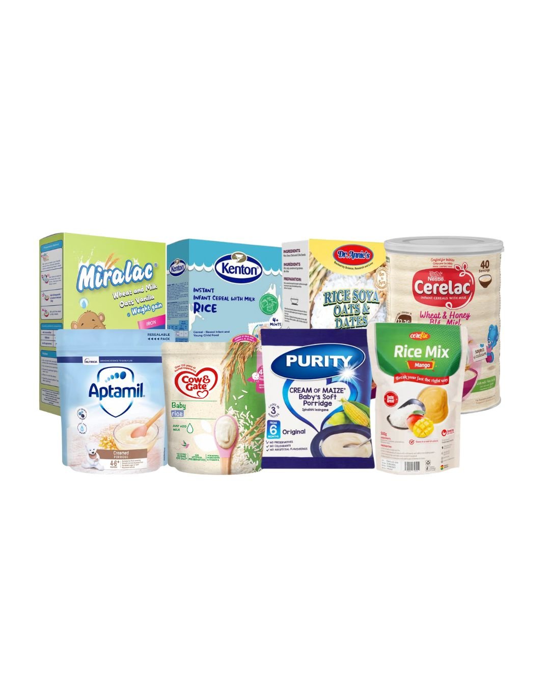 Baby Cereals & Porridge Mixes Tiny Tummies Mighty Mornings
