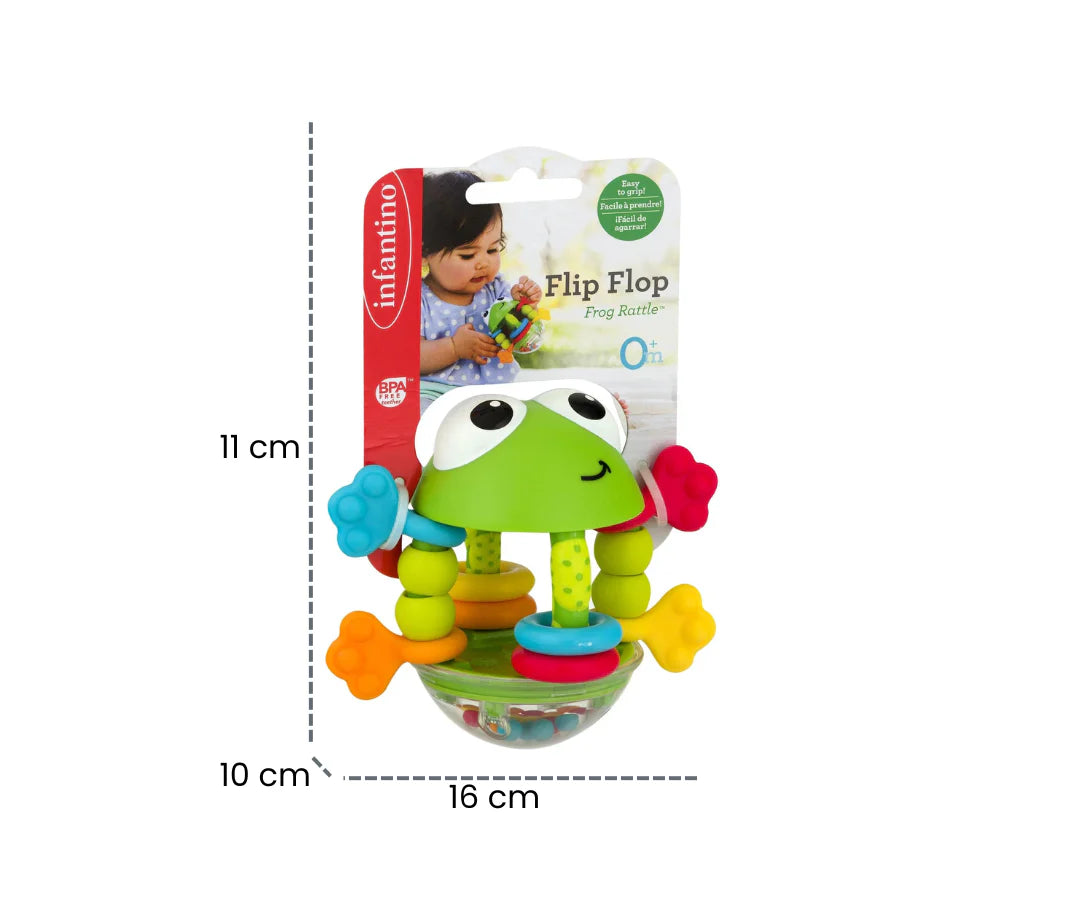 Infantino Flip Flop Frog Rattle
