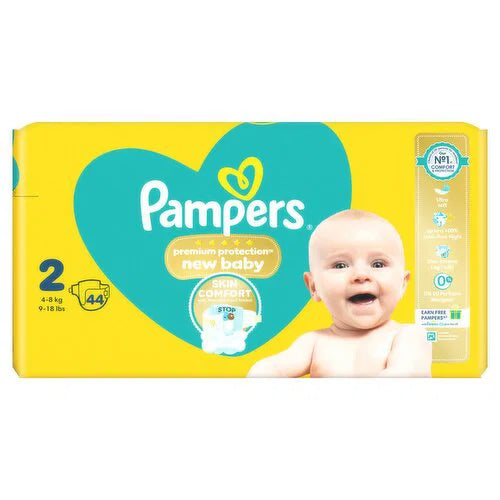 Pampers New baby Size 2(4-8kg) 44pcs