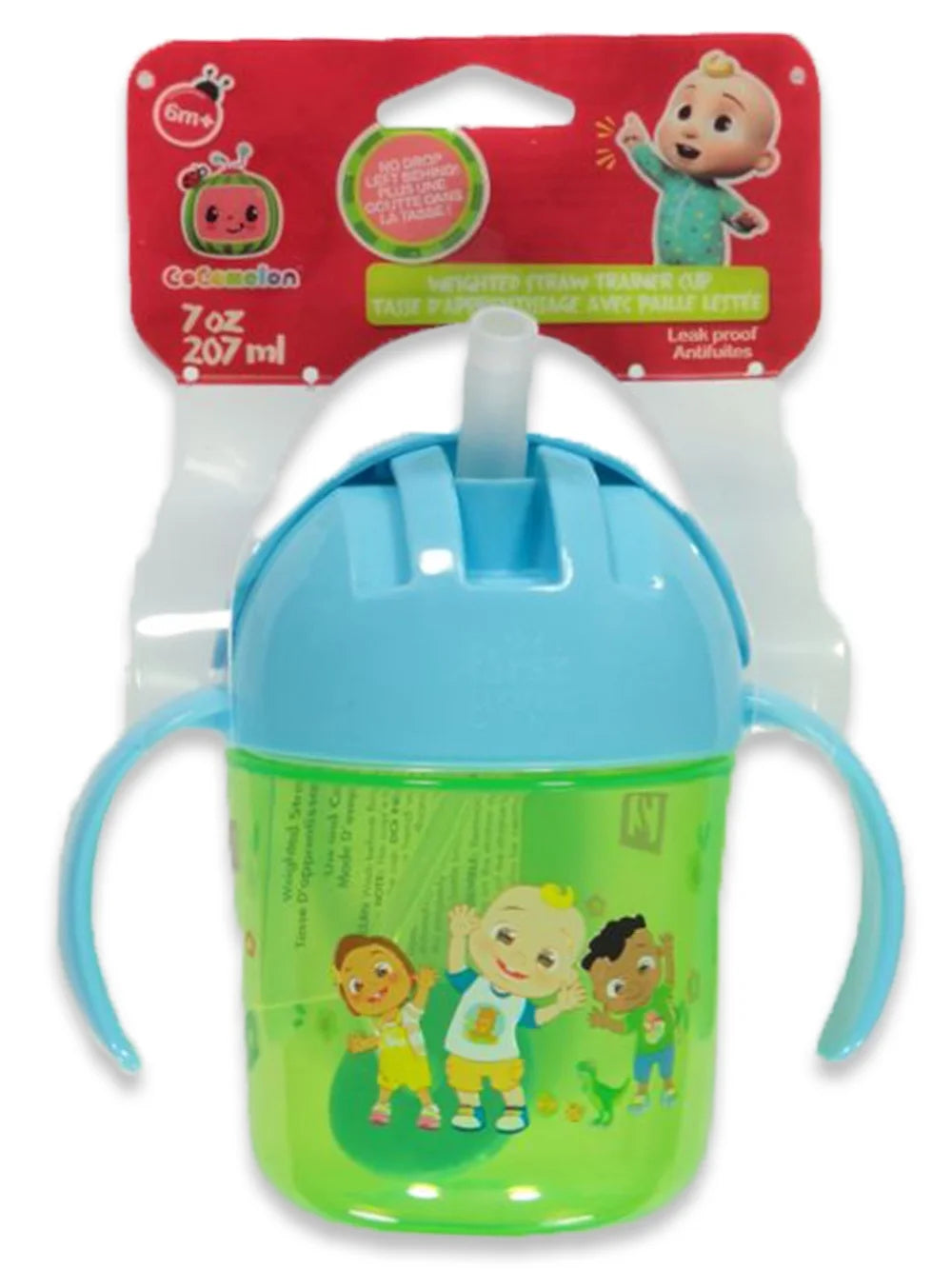 The First Years CoComelon Weighted Straw Cup Transition Toddler Cups 207ml