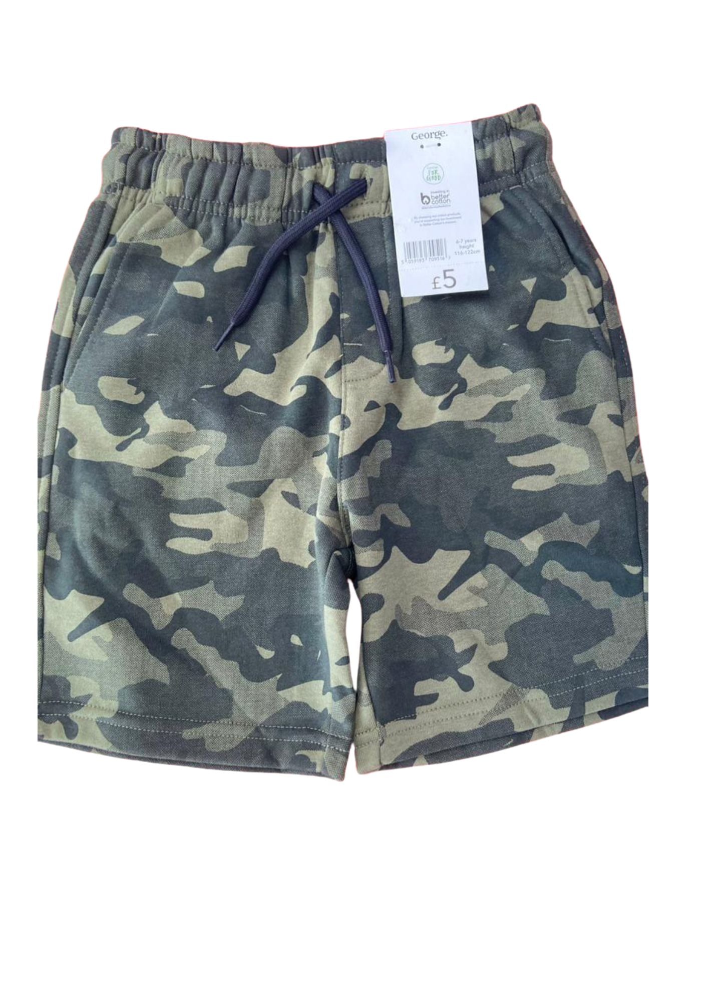 George ( army shorts) ( 6-7 yrs) - kids fashion product photo