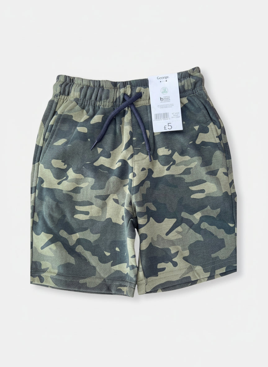 George ( army shorts) ( 6-7 yrs) - kids fashion product photo