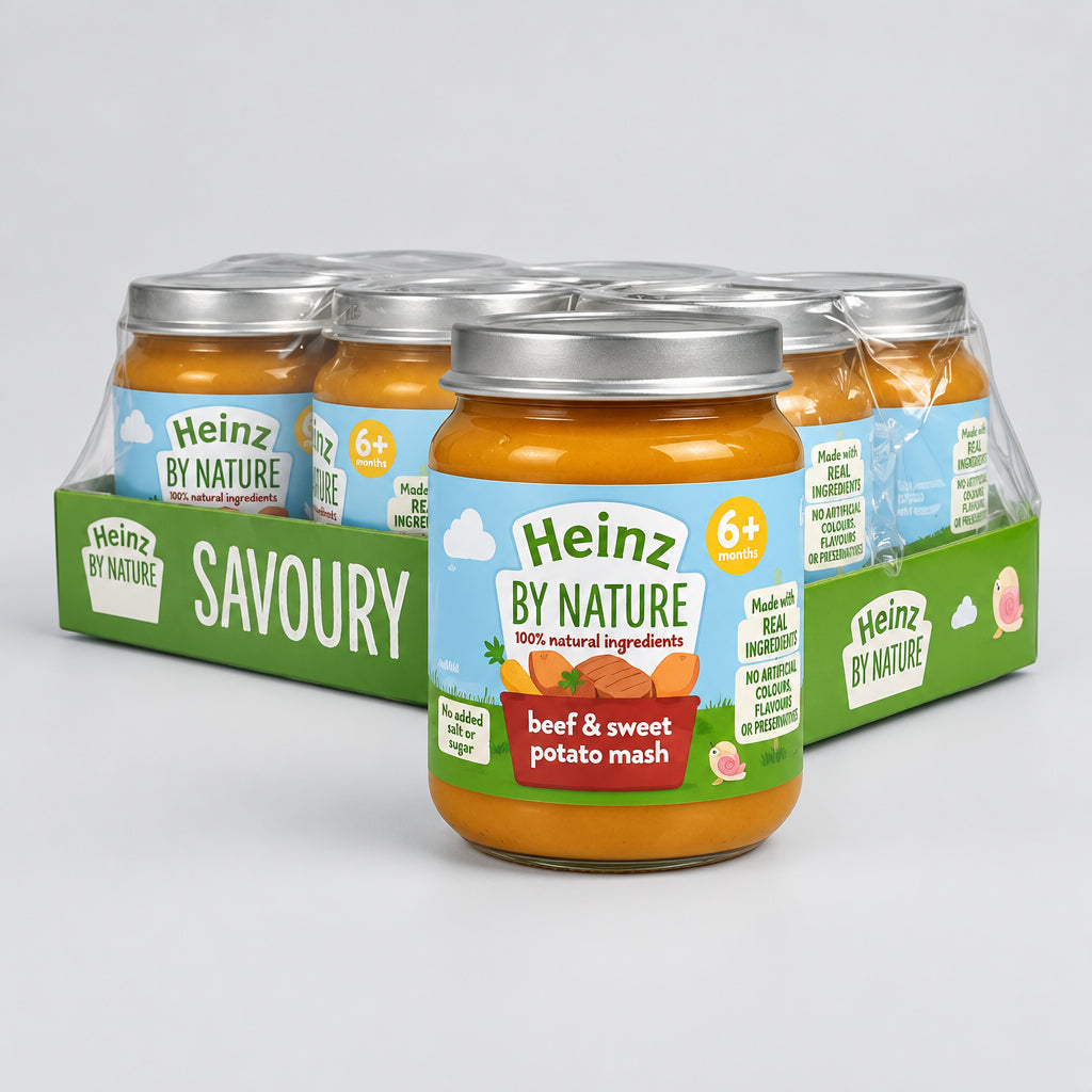 Heinz Dinners Beef & Sweet Potato Mash - 6 x 120g at Beks Ghana