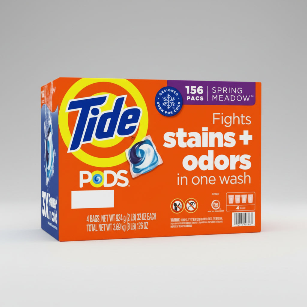 Tide PODS 152 Pacs (Fights Stains + Odours in One Wash ) 3.6kg