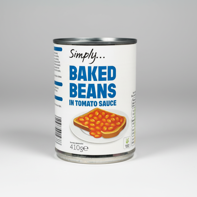Simply Baked Beans in Tomato Sauce 410g