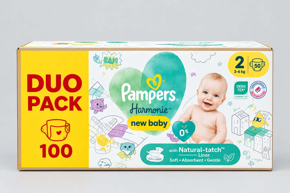 Pampers Duo Pack Harmonie New Baby Size 2 at Beks Ghana