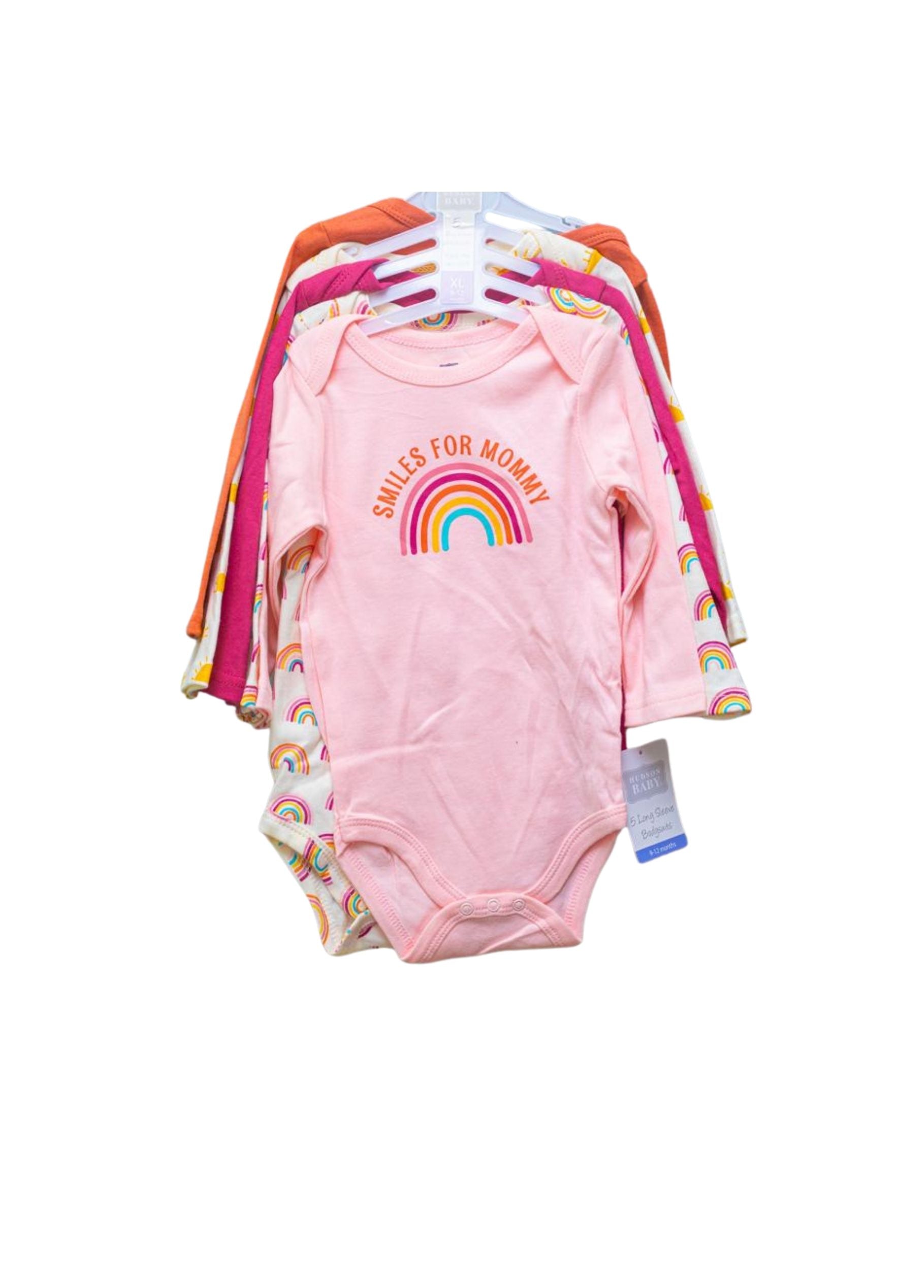 Hudson Baby long sleeve 5pcs Bodysuit – accessory item for kids