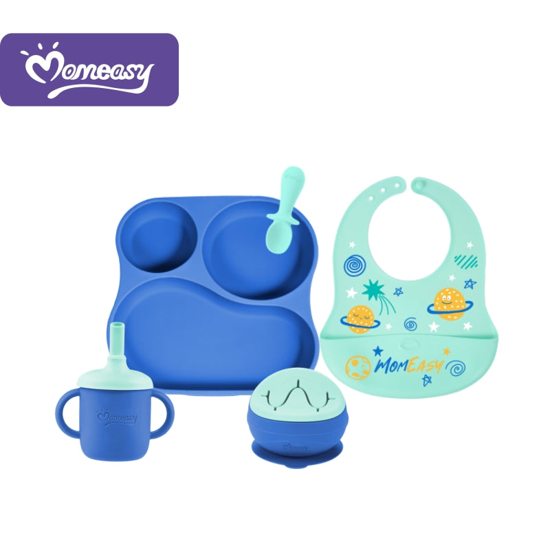 Momeasy 5 in 1 Silicone Dinning Set 6m+