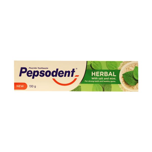 Pepsodent Herbal with Salt and mint 130g