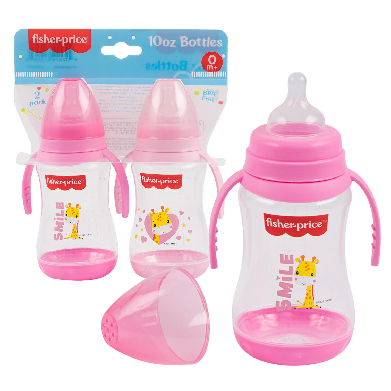 Fisher -Price 2 pack 10z Bottles