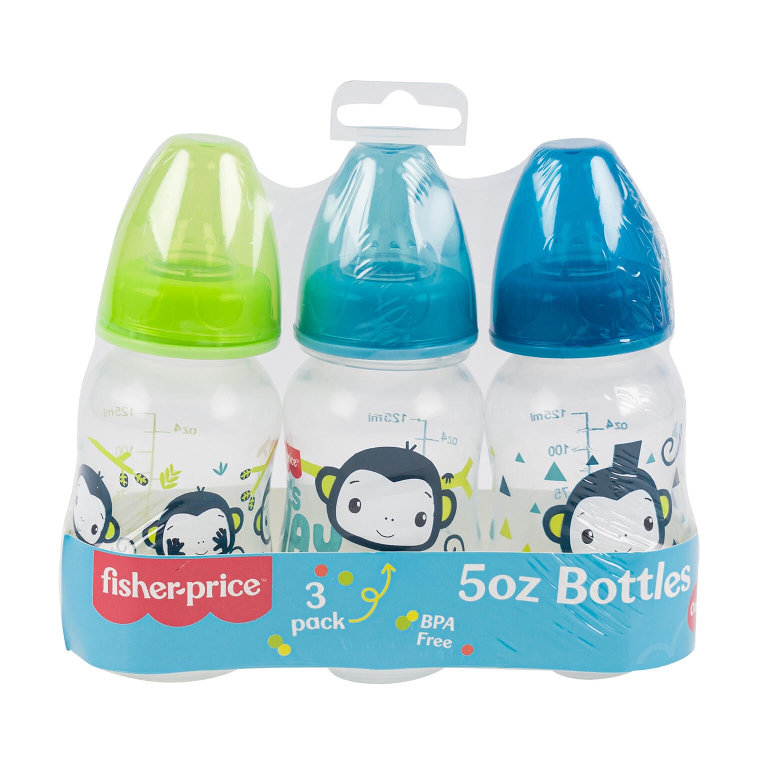 Fisher -Price 5z Bottles 3 pack 0m+
