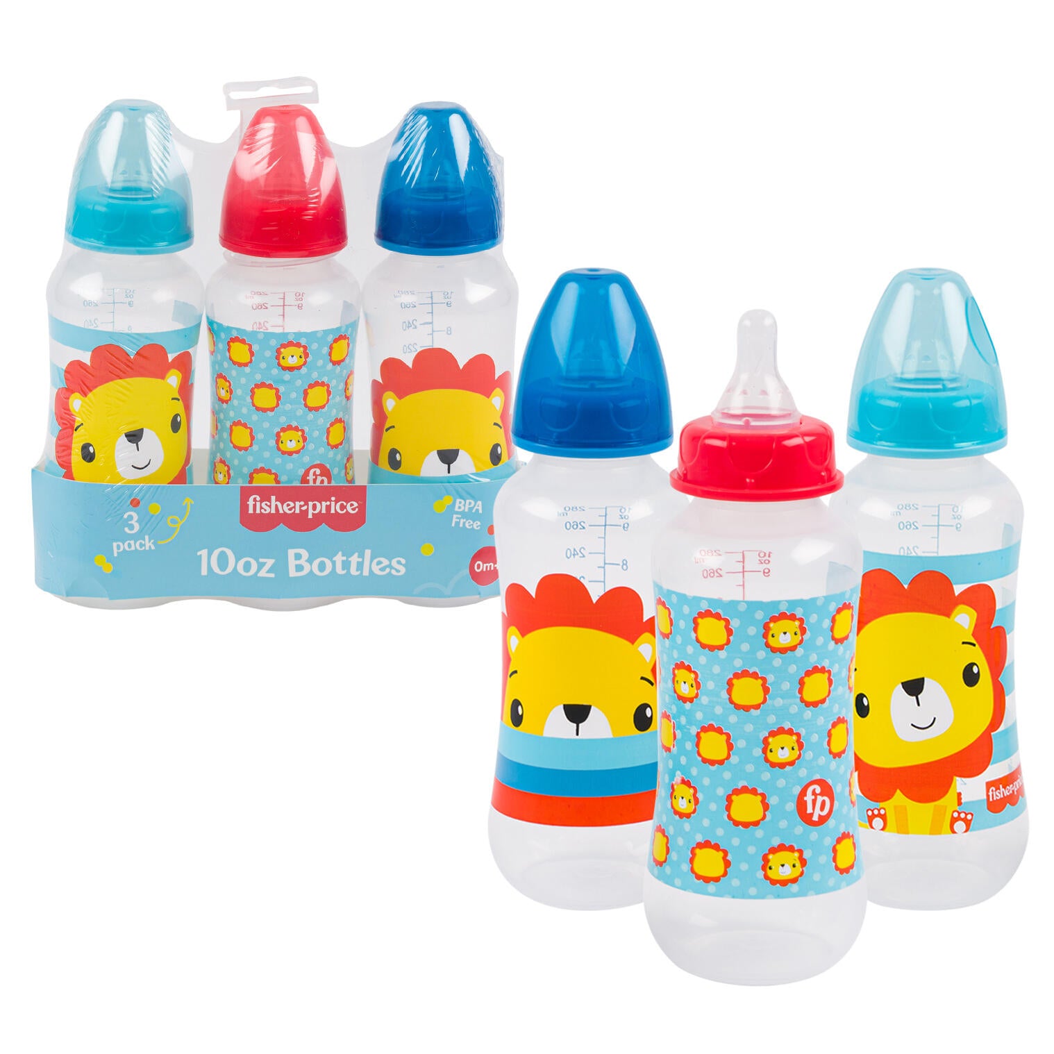 Fisher -Price 10z Bottles 3 pack 0m+
