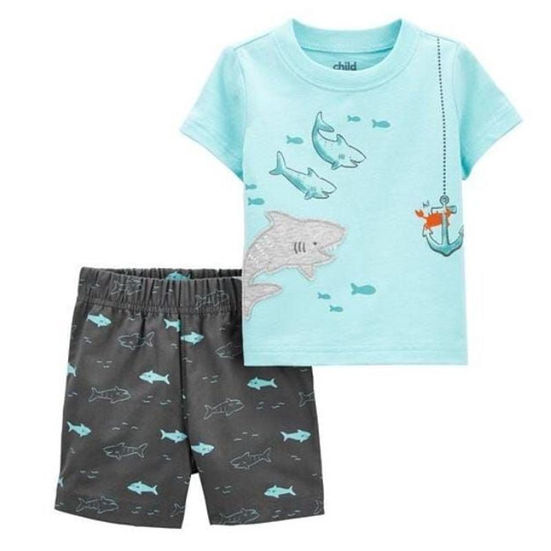 Carters Child of Mine Baby Boy 2 Piece Casual Set