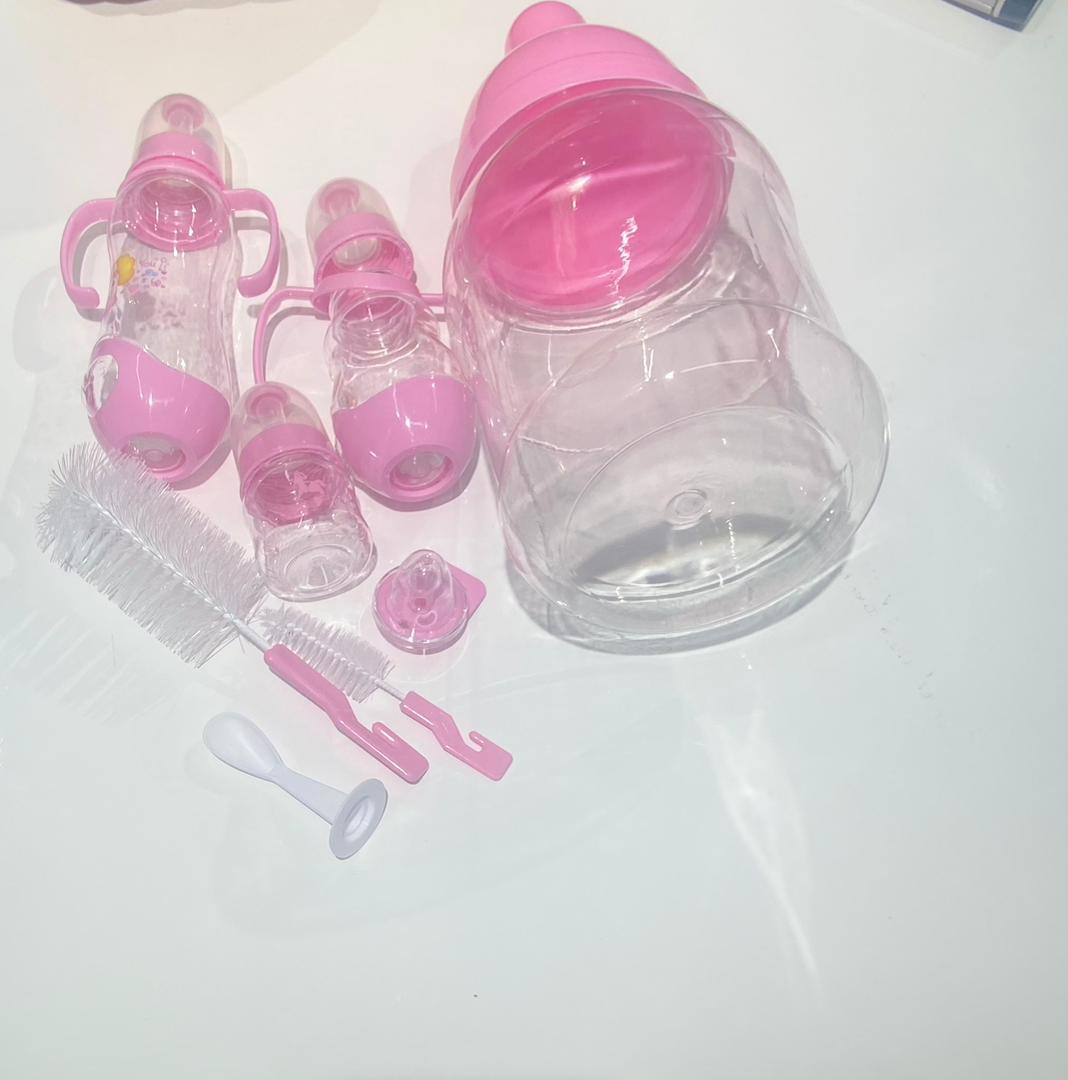 I love you baby bottle set 5 set. bottle and wash brush – accessory item for kids