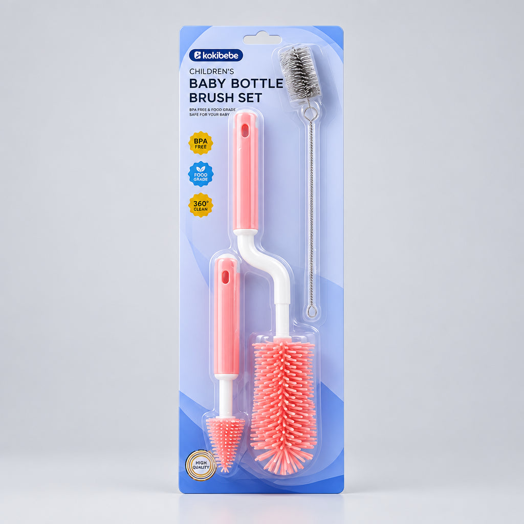 Kokibebe Children's Baby Bottle Brush Set