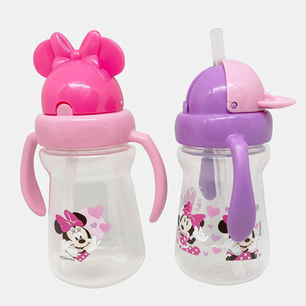 Disney Baby 2 pack Minnie Mouse Straw Sippers 180ml