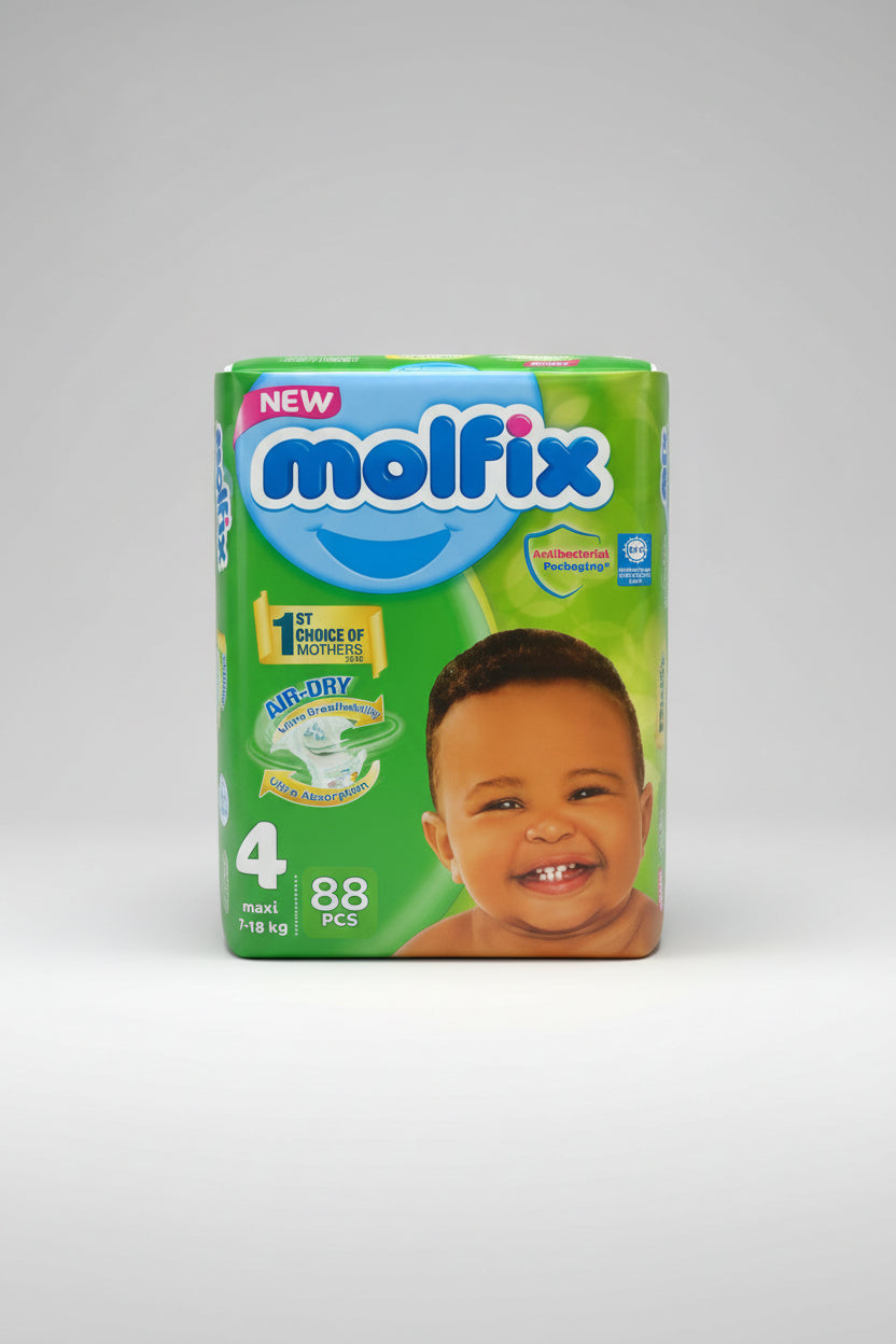 Molfix size 4 ( 7-18kg) 88 pcs