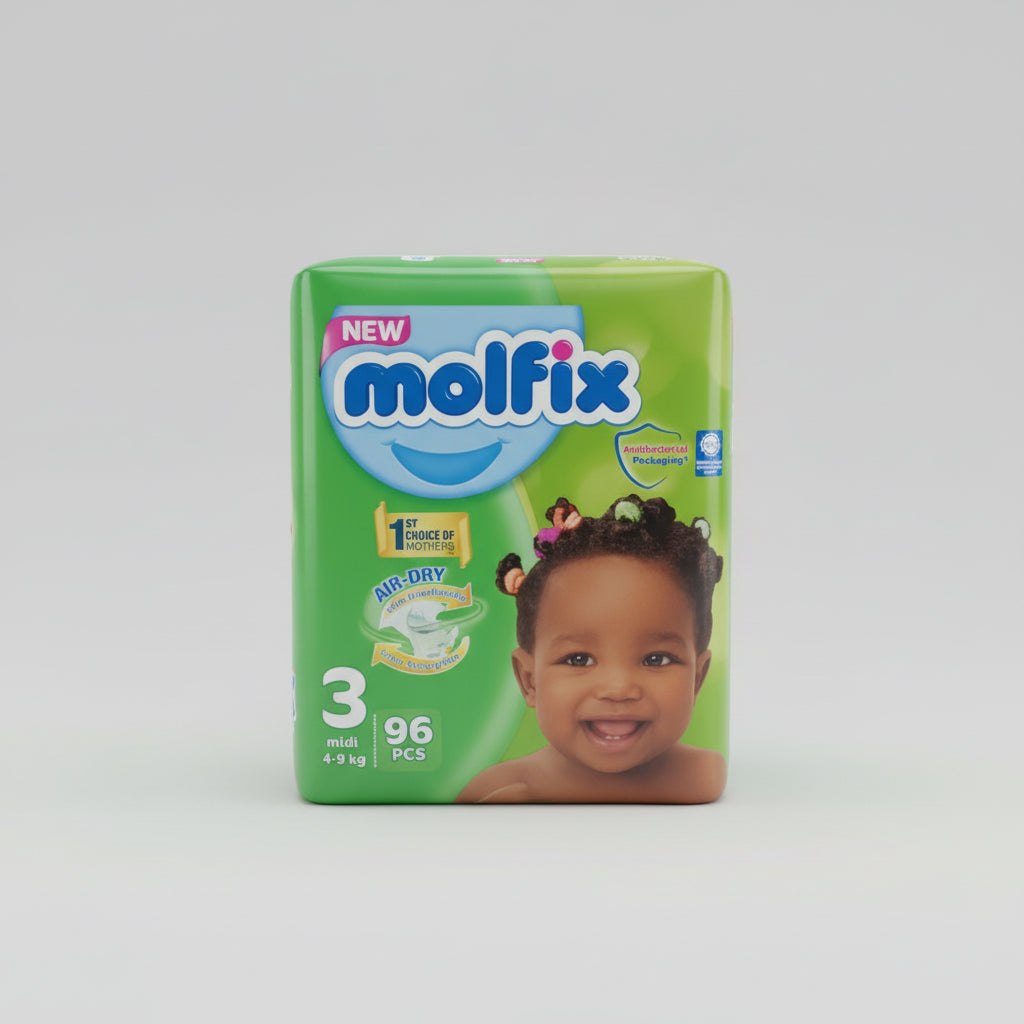 Molfix size 3 (4-9kg) 96pcs