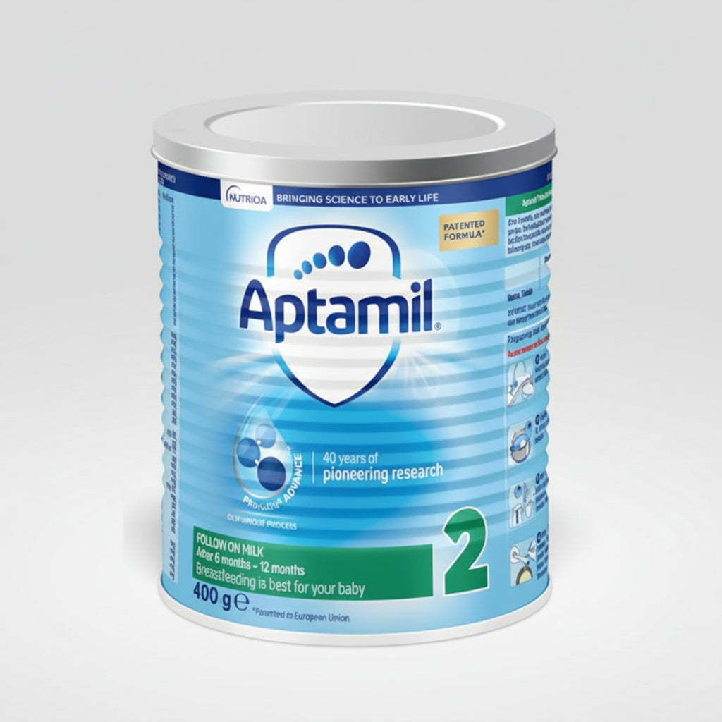 Aptamil 2 (400g) single packaging - available at Beks Ghana