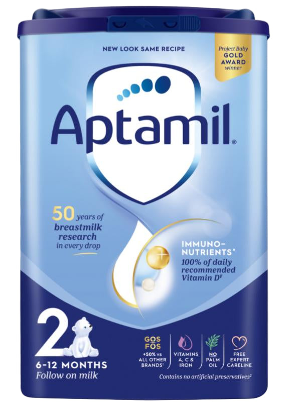 Aptamil 2 (800g) UK single packaging - available at Beks Ghana