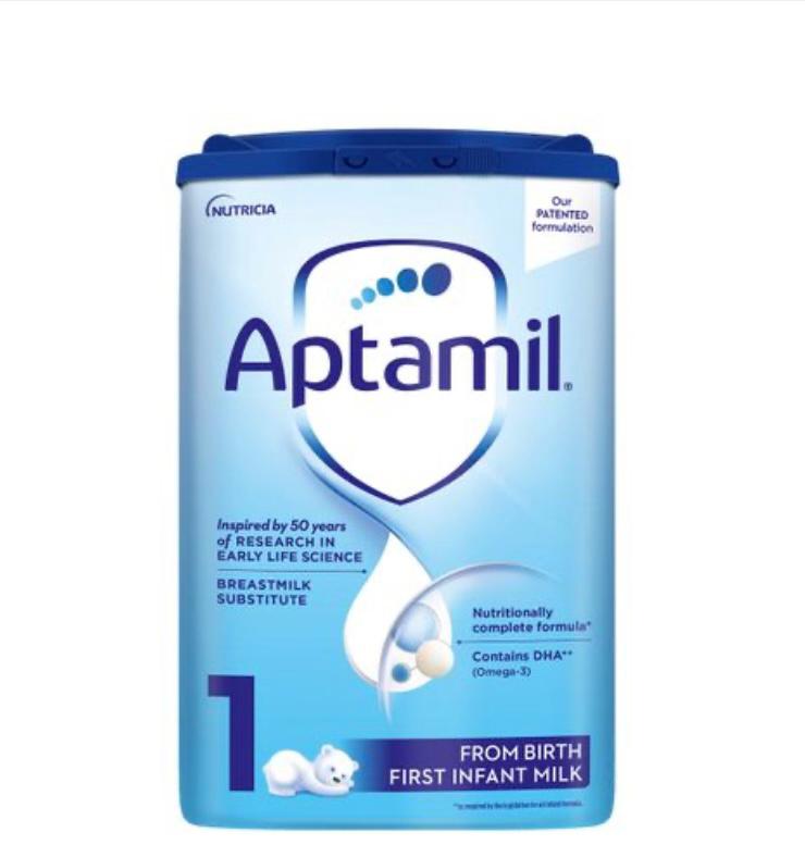 Aptamil 1 (800g) UK single packaging - available at Beks Ghana