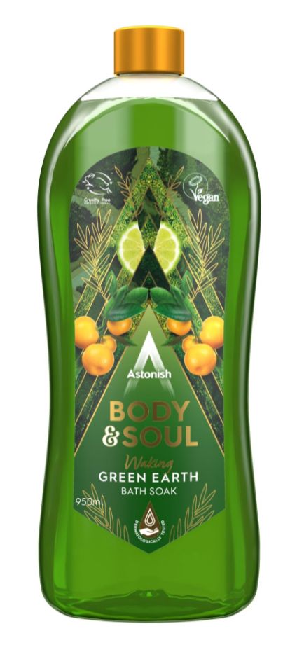 Vegan astonish body and soul (green earth bath soak) 950 ml Single product photo – Buy online at Beks Ghana