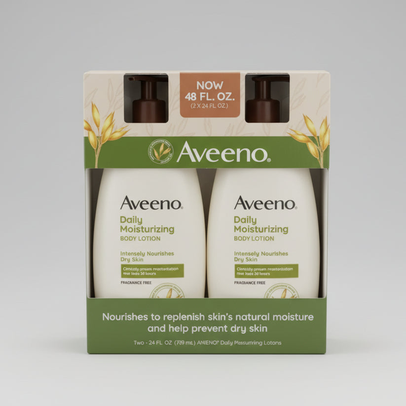 Aveeno Lotion (US Twin Pack) – hygiene and toiletries product image