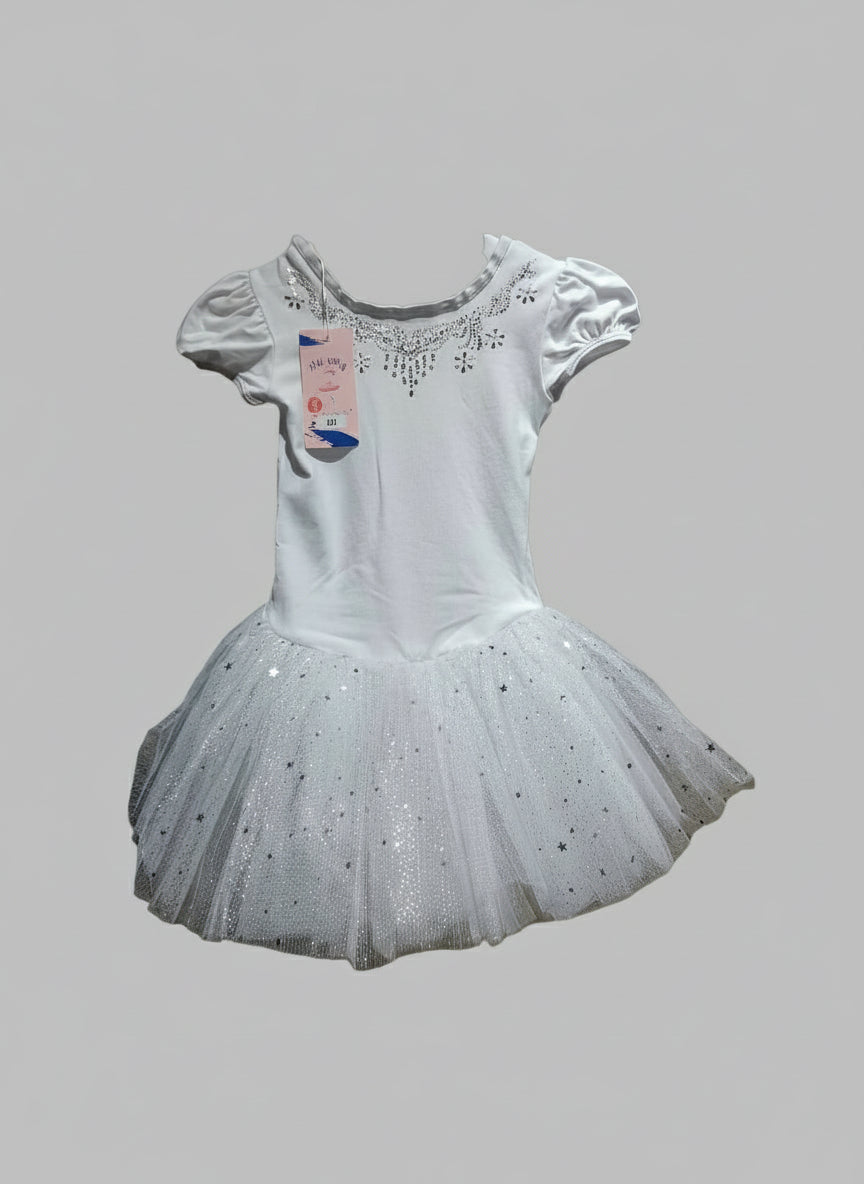 Hui yang Ballet Dress white - kids fashion product photo