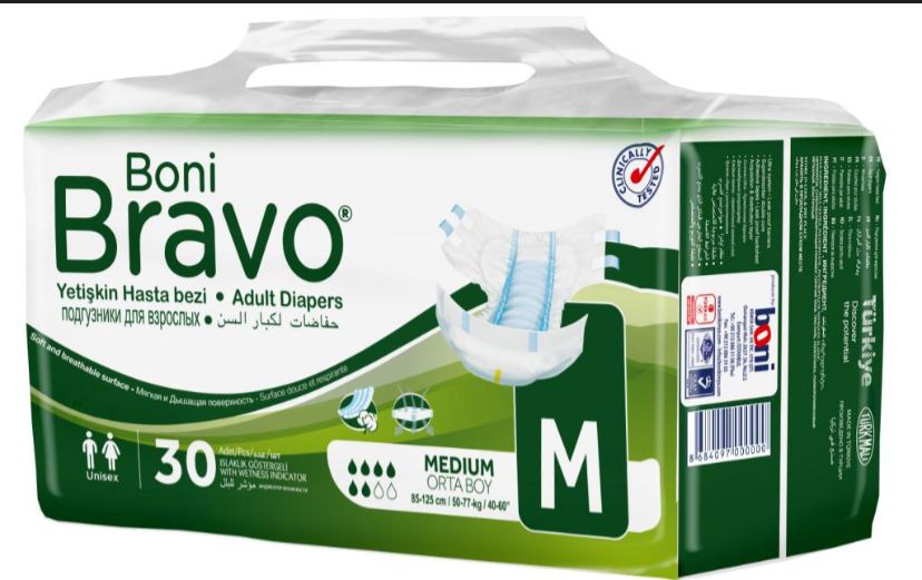 Boni Bravo M – diaper product photo at Beks Ghana