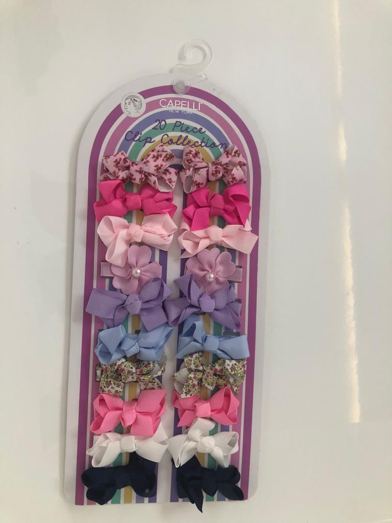 Capelli New York 8 piece bow collection – accessory item for kids