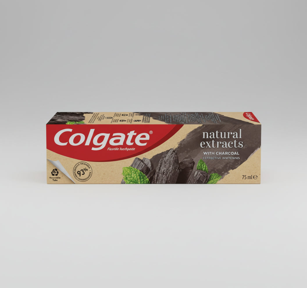 Colgate Naturals Extract with Charcoal 75ml product photo – Buy online at Beks Ghana