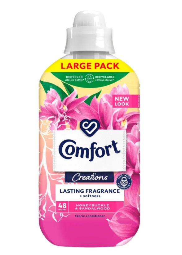 Comfort creations honeysuckle & sandalwood(1.4lt) 48 washes – hygiene and toiletries product image