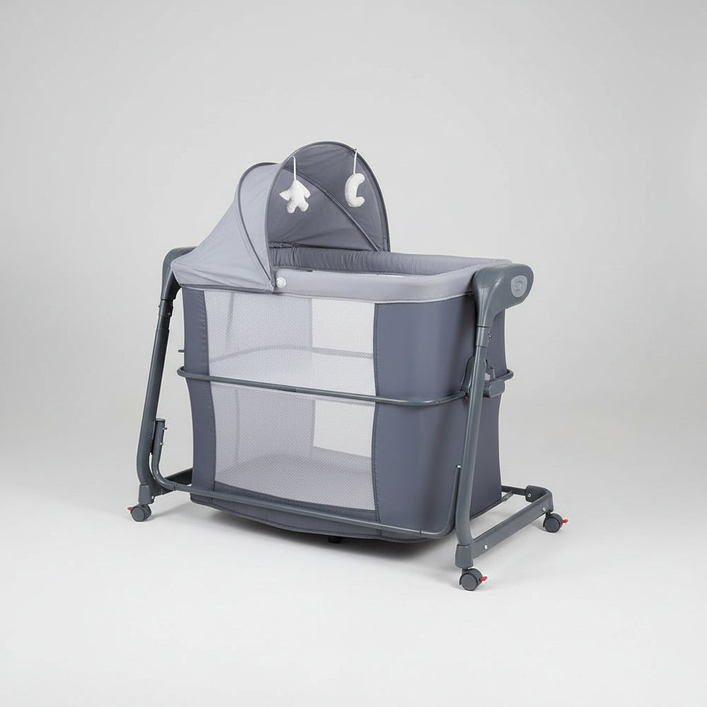 Cool Baby 5 in 1 Multi-functional Beside Bassinet
Multi-functional bedside bassinet for babies by Cool Baby in a home setting.
