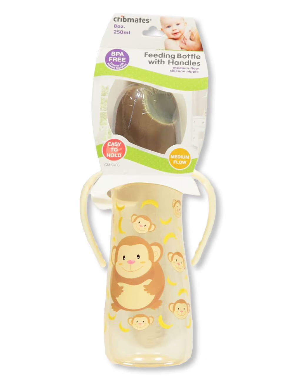 Cribmates Feeding Bottle with Handles 250ml