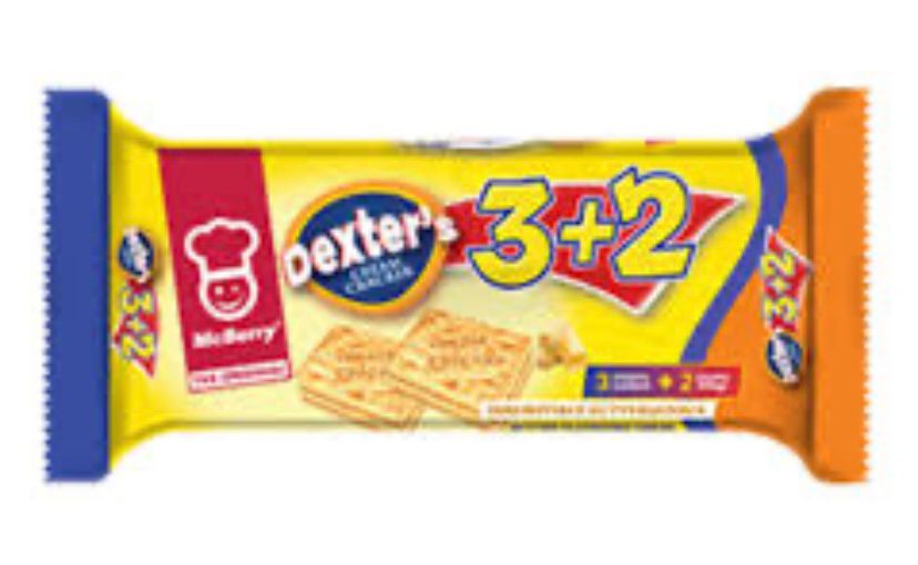 Dexters 3+2 butter flavoured cream crackers product photo – Buy online at Beks Ghana
