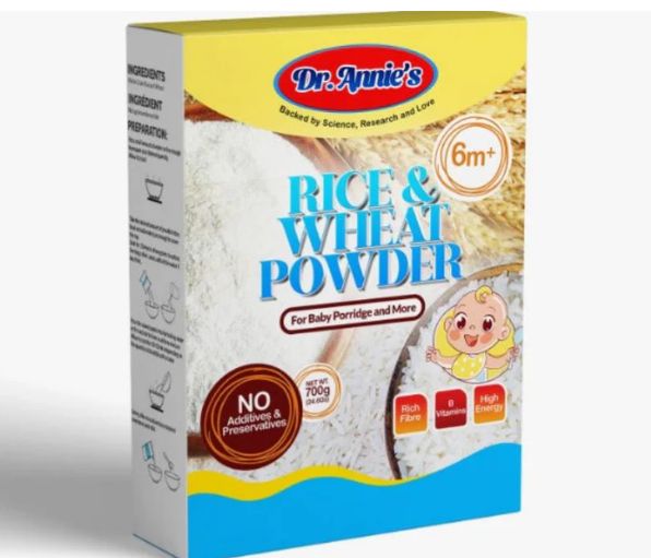 Dr Annie’s Rice and Wheat Mix (700g) Single packaging - available at Beks Ghana