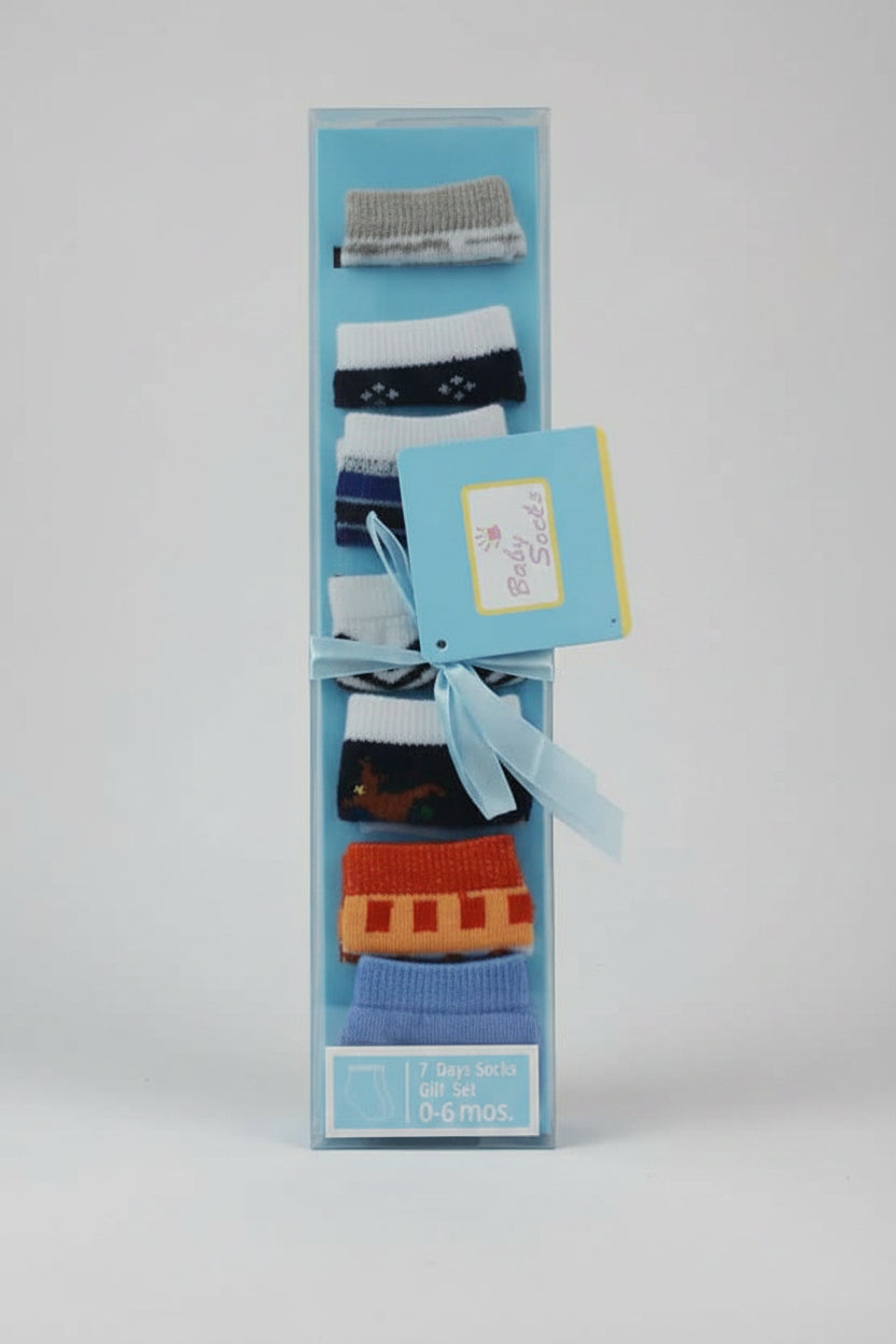 7 Days Socks Gift Set 0-6months
