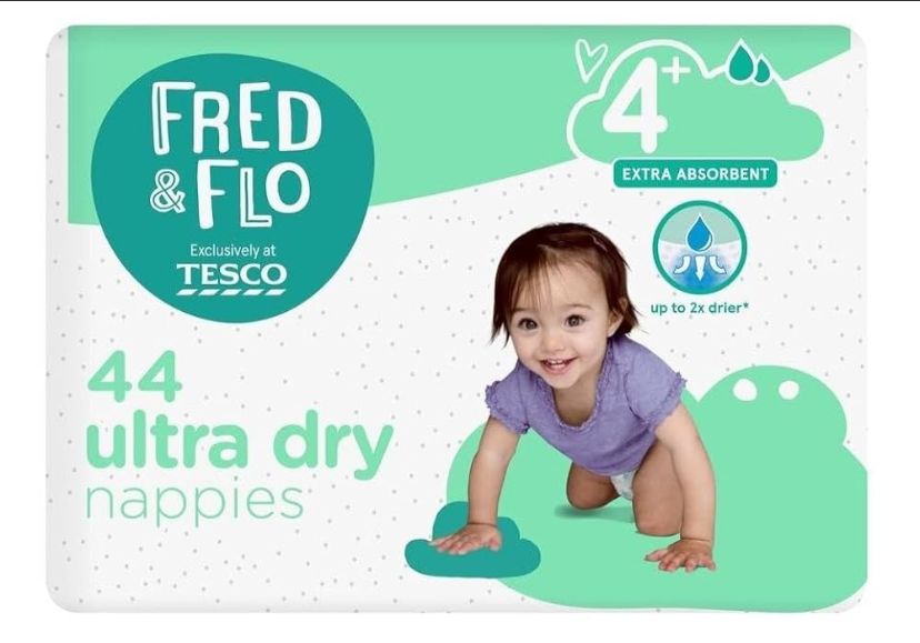 Fred & Flo Size 4+ – diaper product photo at Beks Ghana