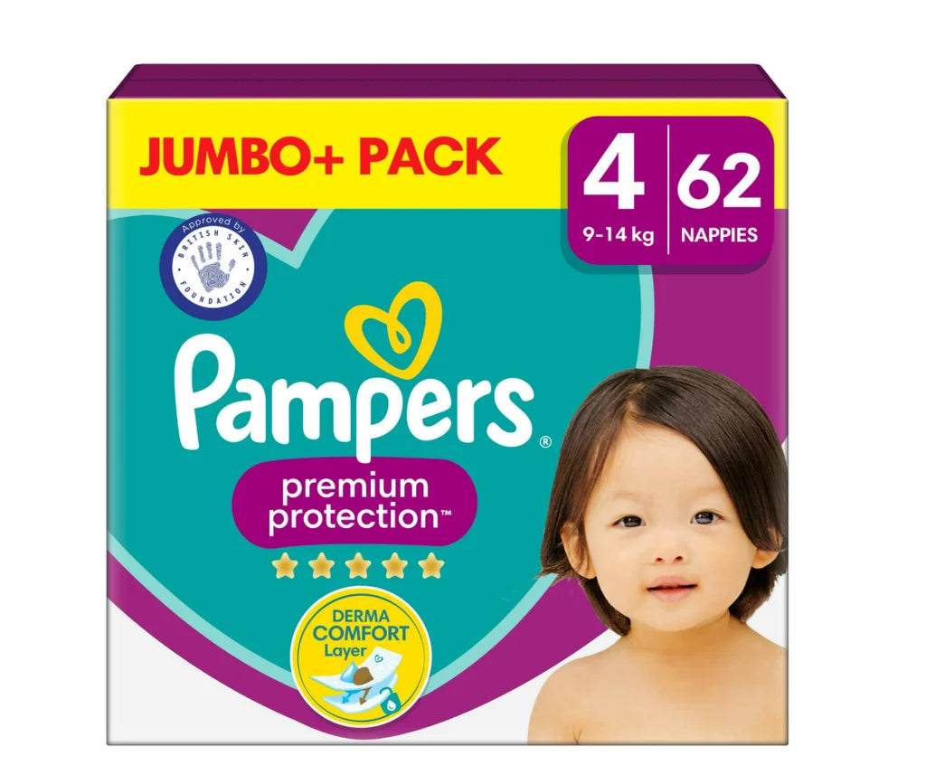 Pampers jumbo+ pack size 49 - 14kg