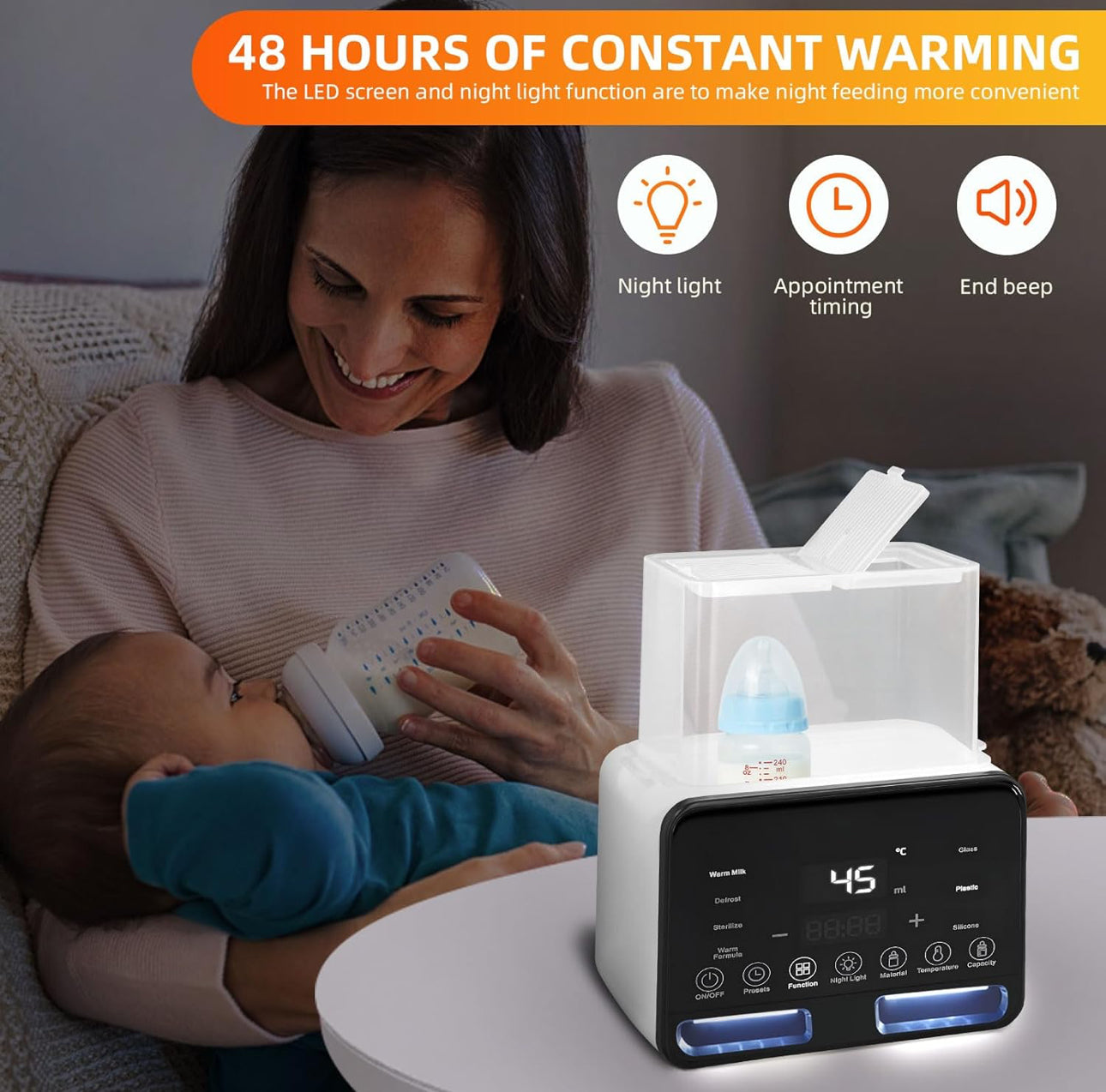 9 in 1 multifunction Baby Bottle Warmer ( DQ - NNQ013)