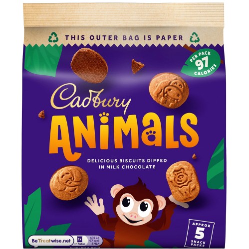 Cadbury Animal Mini Biscuits 19.9g