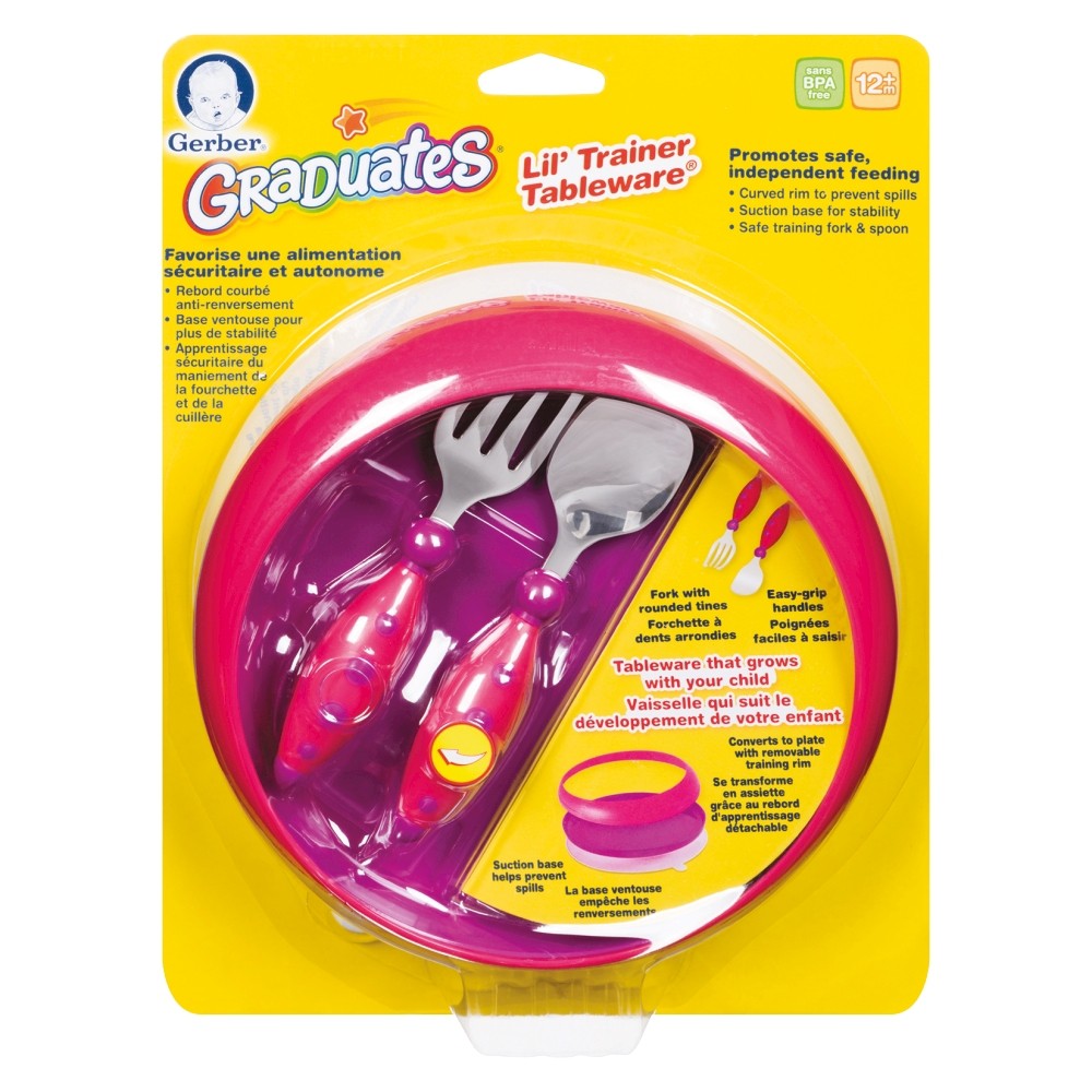 Gerber Lil Trainer Tableware Set 12m+