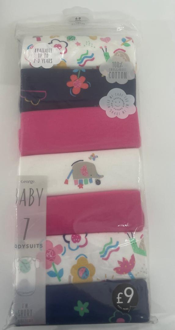 George baby 7 babysuits 6-9 months – accessory item for kids