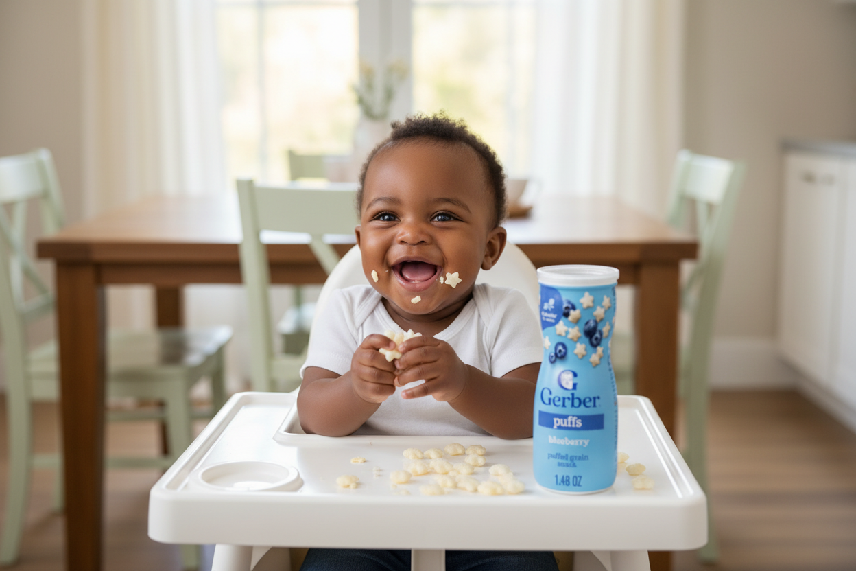 Gerber Puffs Blueberry 42g