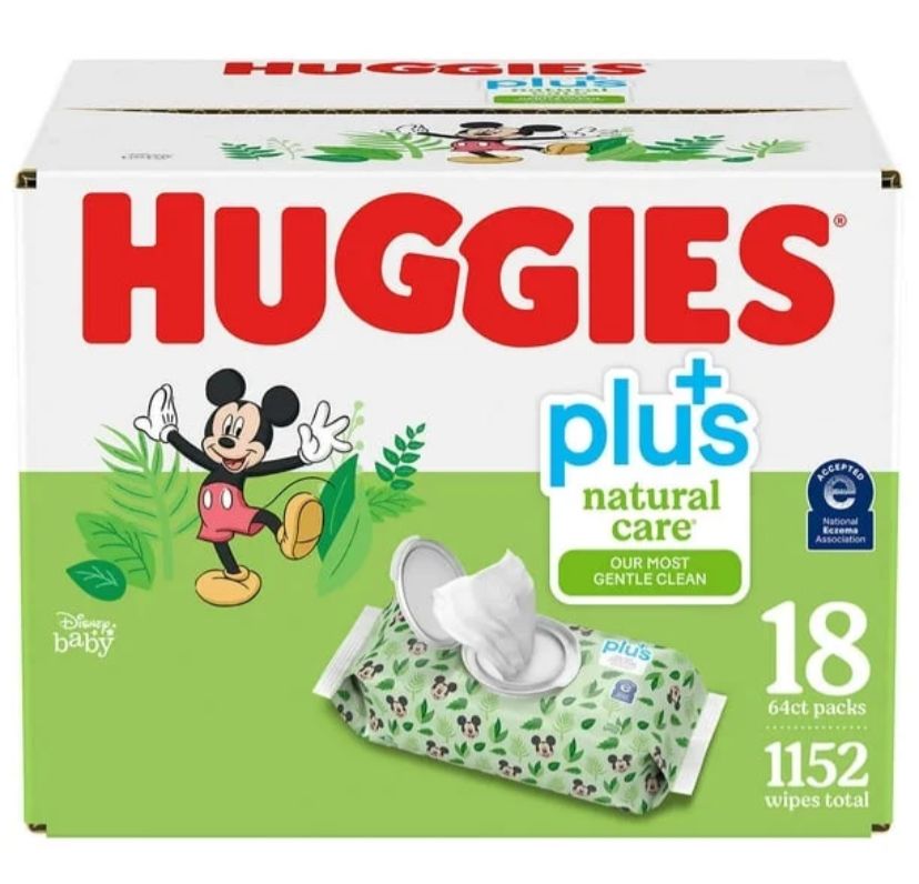 Huggies Wipes Sensitive Natural Care 17 x 64 (Box) – diaper product photo at Beks Ghana
