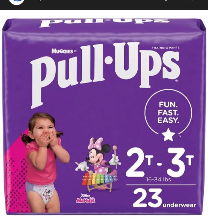 Huggies Pullup Pants 2T-3T Girls – diaper product photo at Beks Ghana