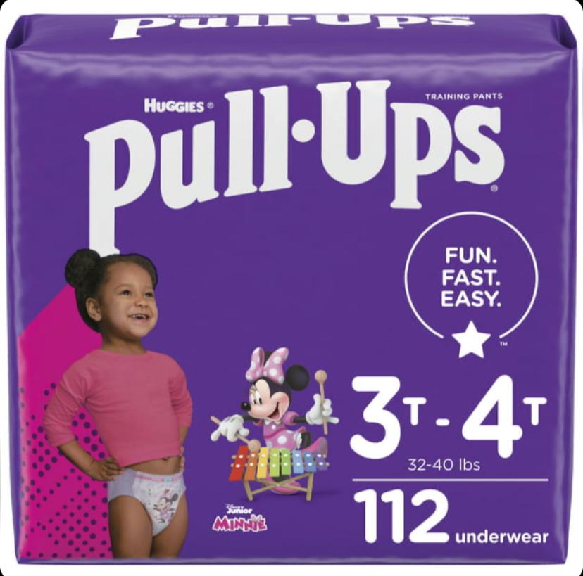 Huggies Pullup Pants 3T-4T Girls – diaper product photo at Beks Ghana