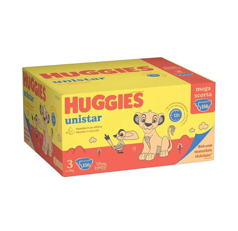 Huggies Unistar Wipes - 56 x 10 wipes (Box) – diaper product photo at Beks Ghana