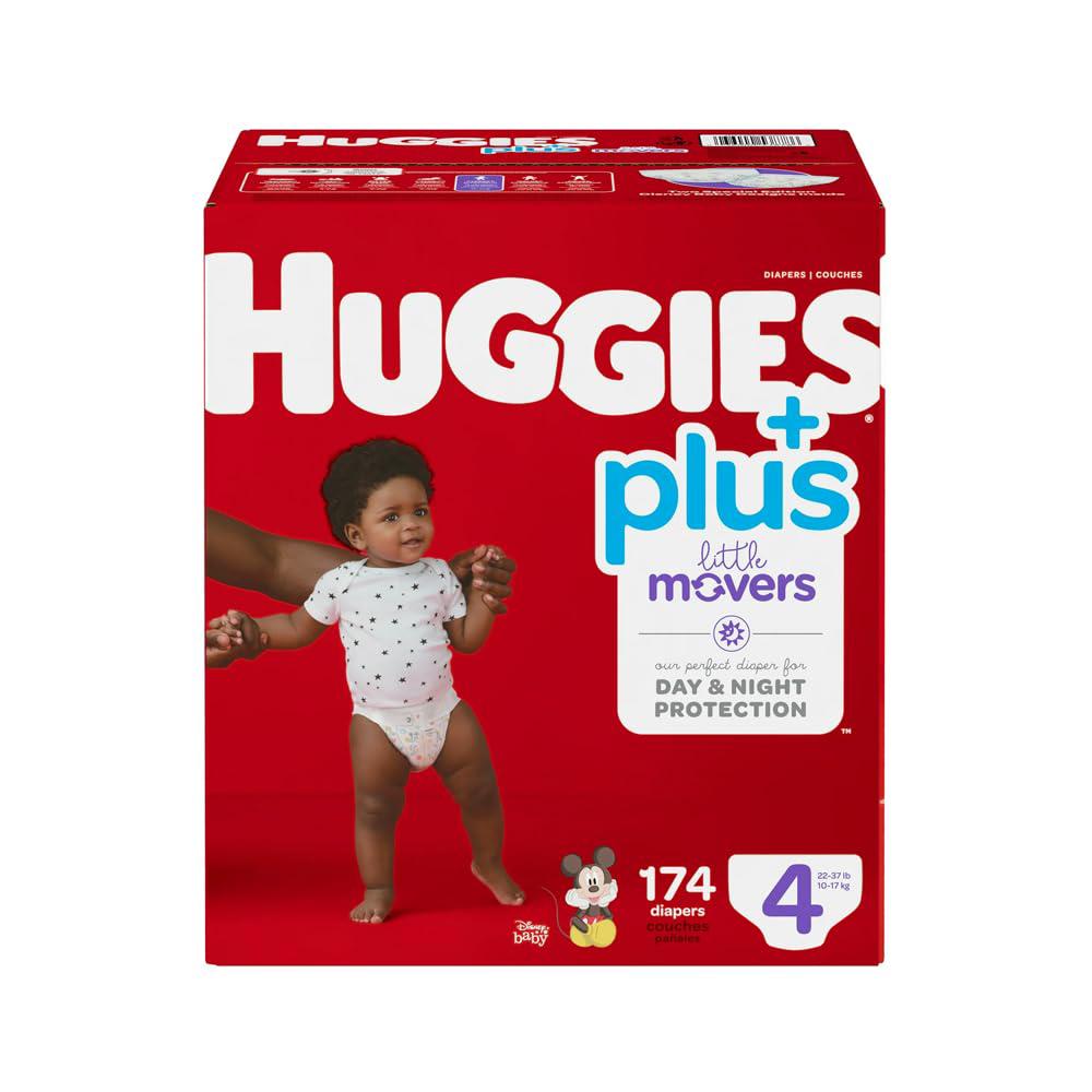 Huggies Plus Diapers Size 4 – diaper product photo at Beks Ghana