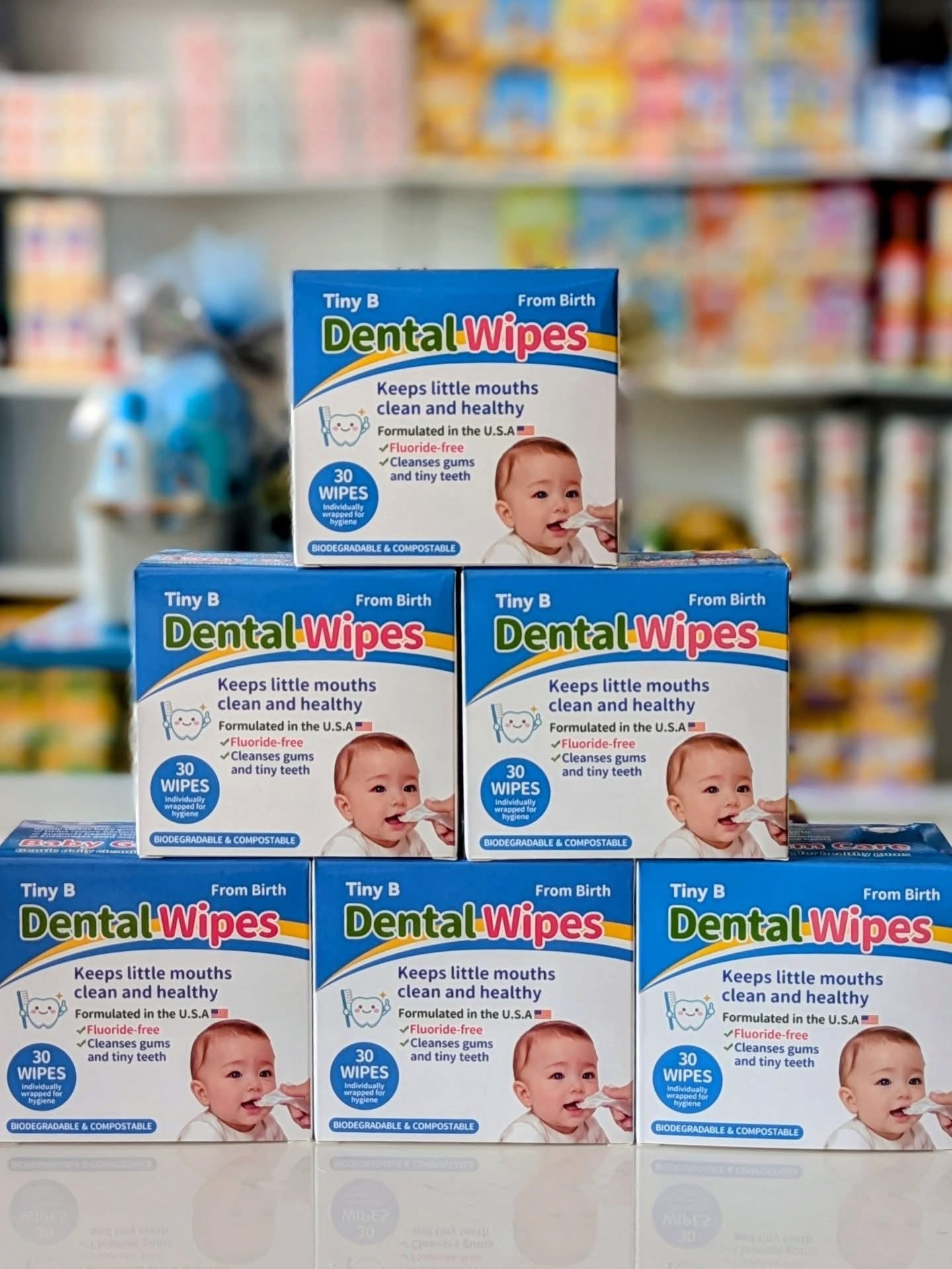 Tiny B Dental Wipes 30 wipes